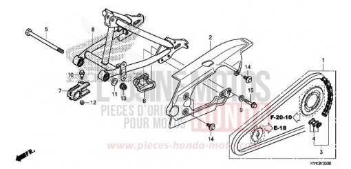 BRAS OSCILLANT CRF110FH de 2017